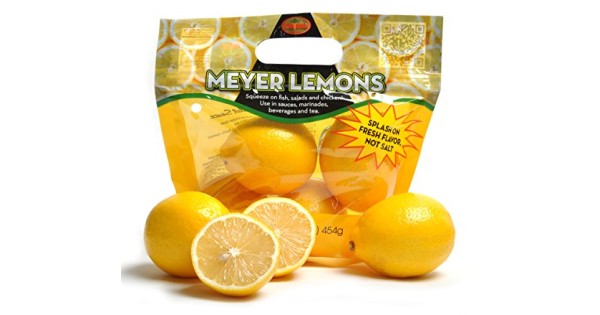 Melissa's Meyer Lemons (5lbs), Fresh Citrus for Baking, Cooking, or Juicing