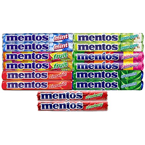 Mentos ,2 Of Each Flavor The Chewy Mint Sampler/Bundle,1.32 ou...