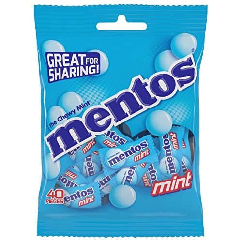 Mentos Chewy Mint Candy, Individually Wrapped, Halloween Candy,