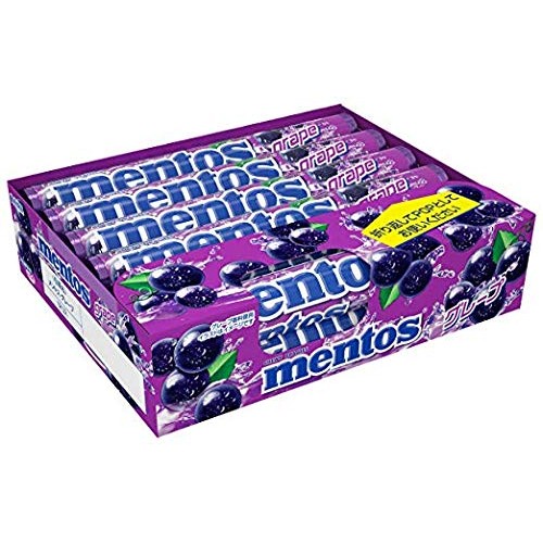 Mentos Grape Chewy Mint Candy Rolls, Japanese Grape, 1.32 ounce/...