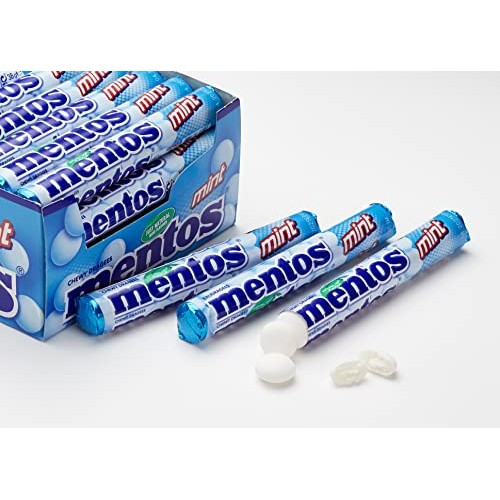 Mentos Mint Chewy Dragees 38 g Pack of 40, reg, multi