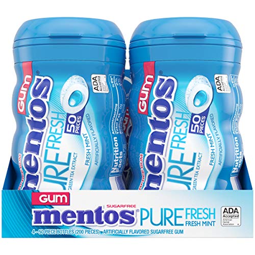 Mentos Pure Fresh Sugar-Free Chewing Gum With Xylitol, Fresh Min