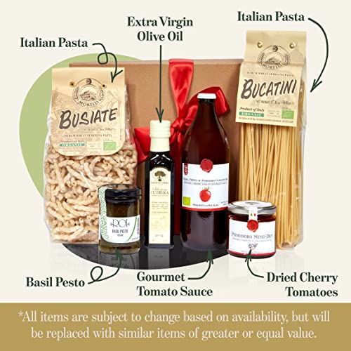 Bellina 6 Piece Deluxe Vegan Italian Gift Basket With 2 Organic