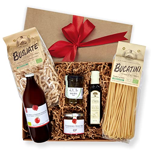 Bellina 6 Piece Deluxe Vegan Italian Gift Basket With 2 Organic