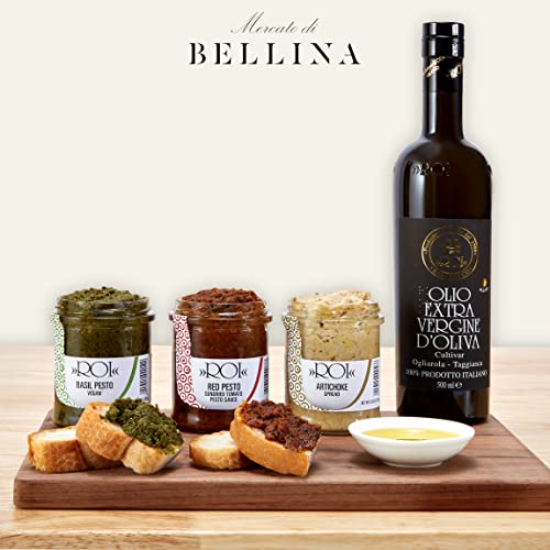 Bellina Flavorful Italian Gift Basket With Red Pesto Sauce, Vega