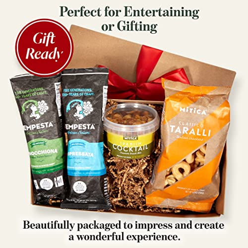 Bellina Gourmet Food Gift Baskets With Salami, Italian Crackers,