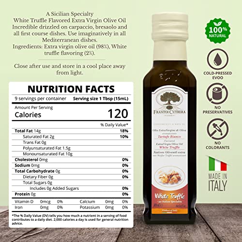 Bellina White Truffle Oil - Flavored Olive Oil With Truffle For