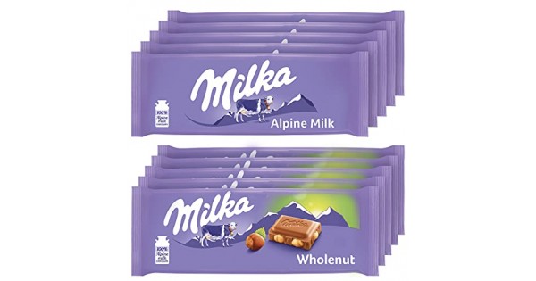 Milka Milk Chocolate Confection With Whole Hazelnuts - 3.52 Oz - Vons