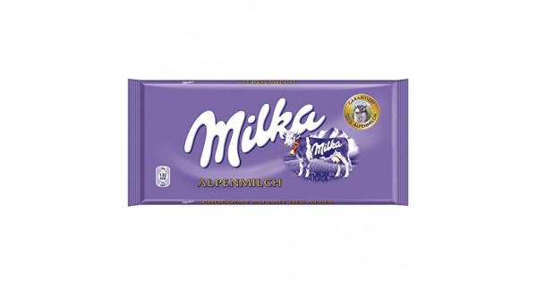 Milka Alpine Milk Chocolate with Raisins and Hazelnuts, 3.52-Ounce Bars  (Pack of 10)