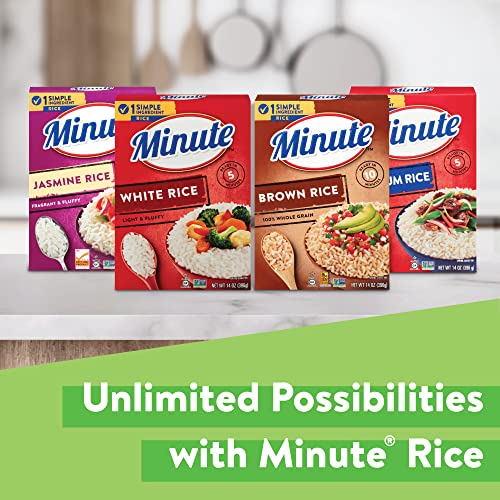 Minute White Rice, Instant White Rice for Quick Dinner Meals, 72...