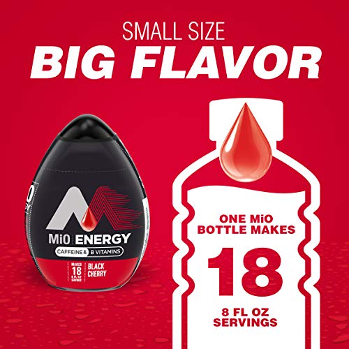 Mio Energy Black Cherry Liquid Water Enhancer Drink Mix 1.62 Fl