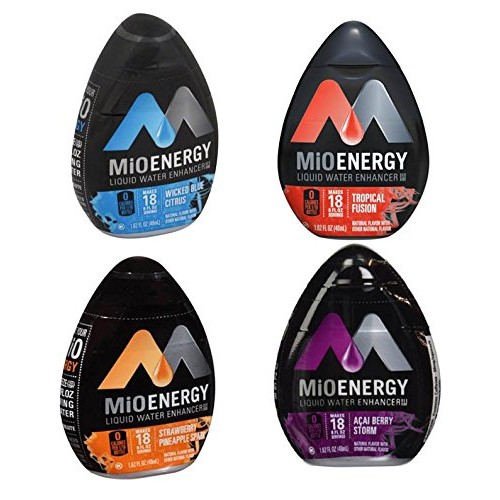 Mio Energy Water Enhancement - Variety Pack Of 4 Strawberry Pi