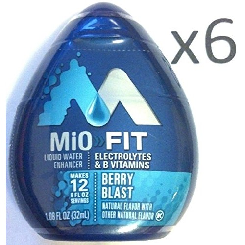 Mio Fit Healthy Water Enhancer Berry Blast Liquid Drops Caffeine