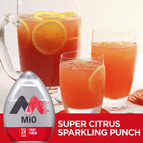 Mio Fruit Punch Liquid Water Enhancer Drink Mix 1.62 Fl Oz Bottle