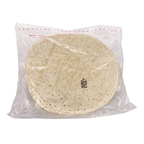 Mission Foods Heat Pressed Flour Tortilla, 12 Inch - 12 Per Pack