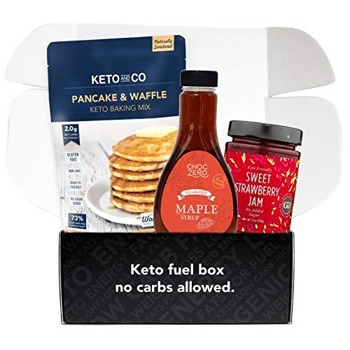 Keto &Amp; Co Pancake Mix, Choczero Sugar-Free Maple Syrup, Good Goo