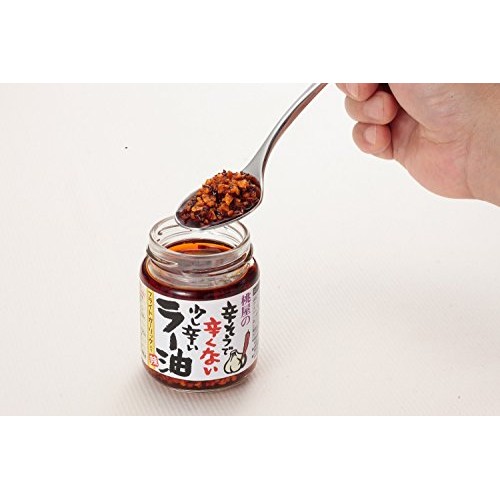 Momoya Chili Oil With Fried Garlic Taberu Layu 3.88 Oz