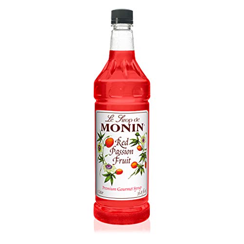 Monin Red Passion Fruit Syrup, 1 Liter