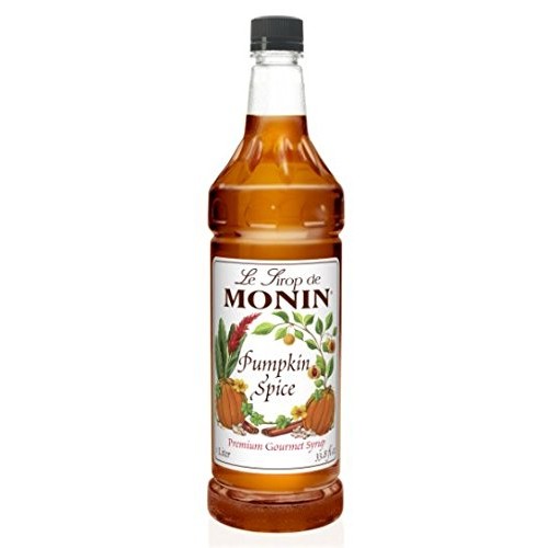 Monin Pumpkin Spice Syrup, 33.8-Ounce Plastic Bottle 1 Liter