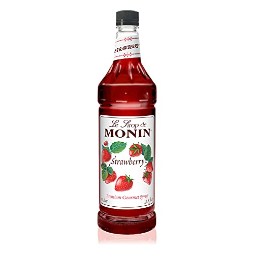 Monin - Strawberry Syrup, Mild And Sweet, Great For Cocktails An