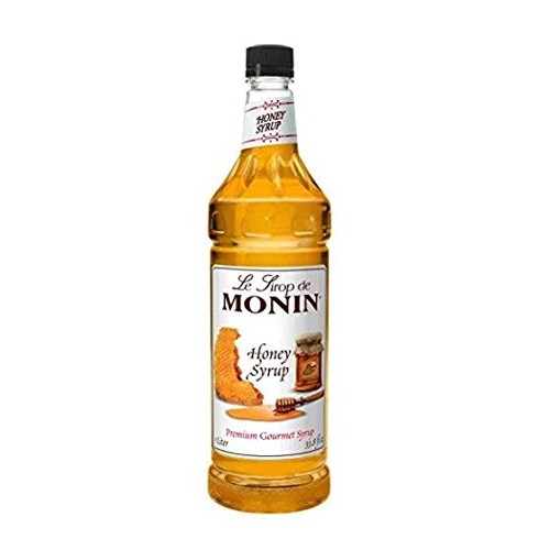 Monin Honey Syrup - Premium Gourmet Syrup | 33.8 Oz