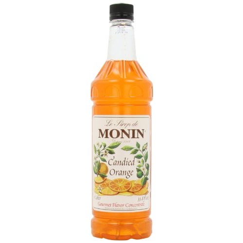 Monin Candied Orange, 48-Ounce Packages Pack Of 4