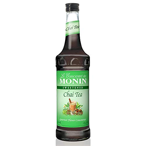 Monin - Chai Tea Concentrate, Spiced Green Tea Flavor, Natural F