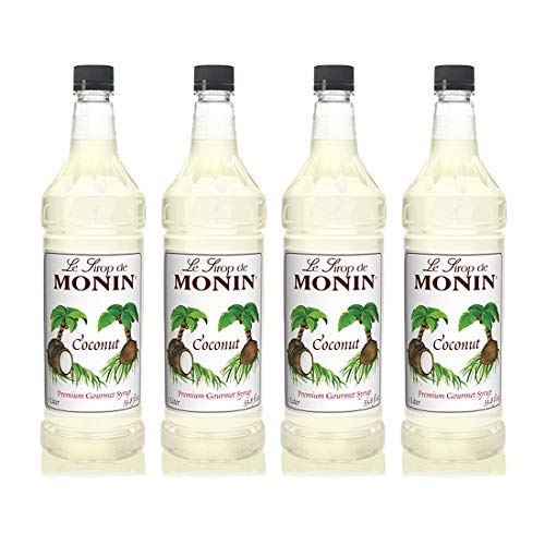 Monin - Coconut Syrup, Sweet And Rich, Great For Cocktails And S