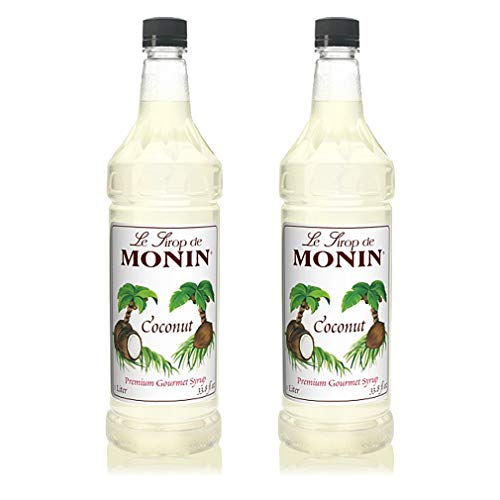 Monin - Coconut Syrup, Sweet And Rich, Great For Cocktails And S