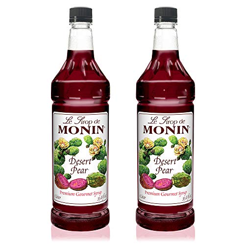 Monin - Desert Pear Syrup, Bold Flavor Of Prickly Pear Cactus, N