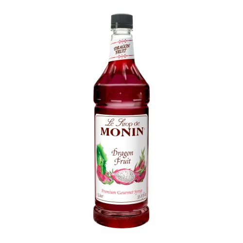 Monin - Dragon Fruit Syrup, Kiwi &Amp; Pear Flavor, Great For Cockta