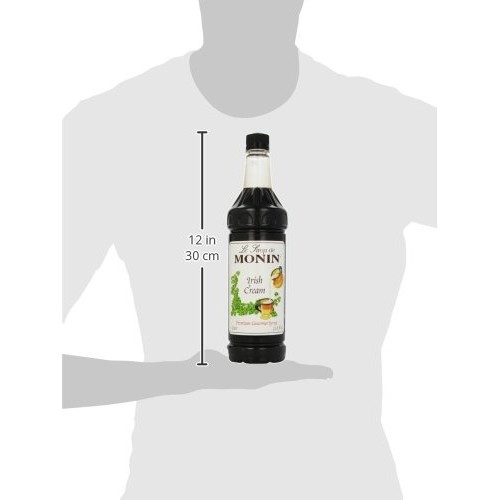 Monin Flavored Syrup, Irish Cream, 33.8-Ounce Plastic Bottle 1