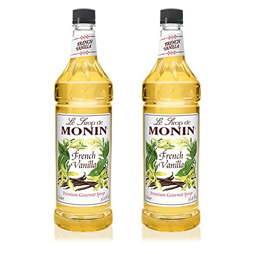 Monin - French Vanilla Syrup Versatile Flavor, Natural Flavors,