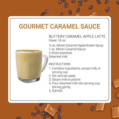 Monin - Gourmet Caramel Sauce, Rich And Buttery, Great For Desse