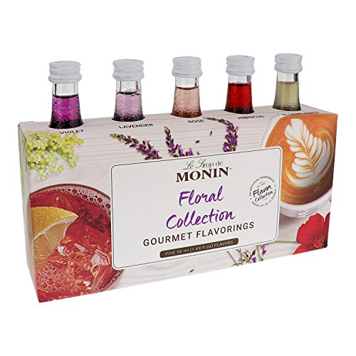 Monin - Gourmet Flavorings Floral Collection, Great For Cocktail