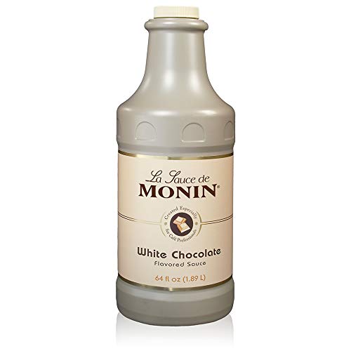 Monin - Gourmet White Chocolate Sauce, Creamy And Buttery, Great