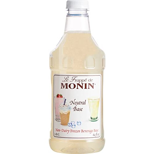 Monin - Neutral Beverage Base w/ Monin BPA-Free Pump, Unflavored...