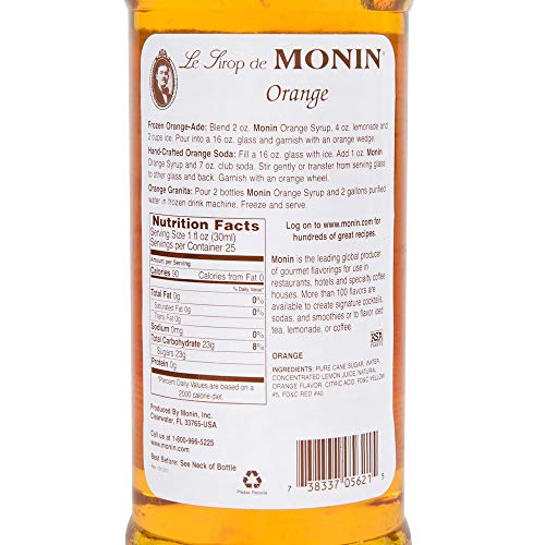 Monin Orange Syrup 750ml