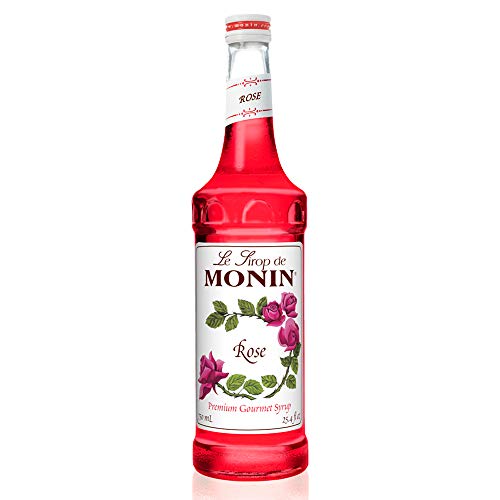 Monin - Rose Syrup, Elegant And Subtle, Great For Cocktails, Moc