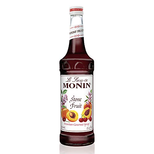 Monin - Stone Fruit Syrup, Sweet Flavor With Peach, Apricot, &Amp; C