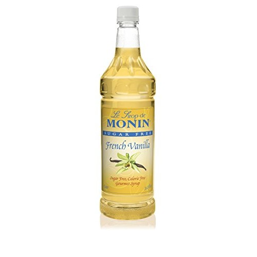 Monin Sugar Free, Calorie Free French Vanilla Syrup, 33.8-Ounce