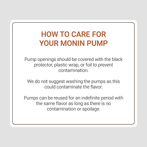 Monin - Syrup Pump, Only Compatible With 1 Liter Plastic Bottles