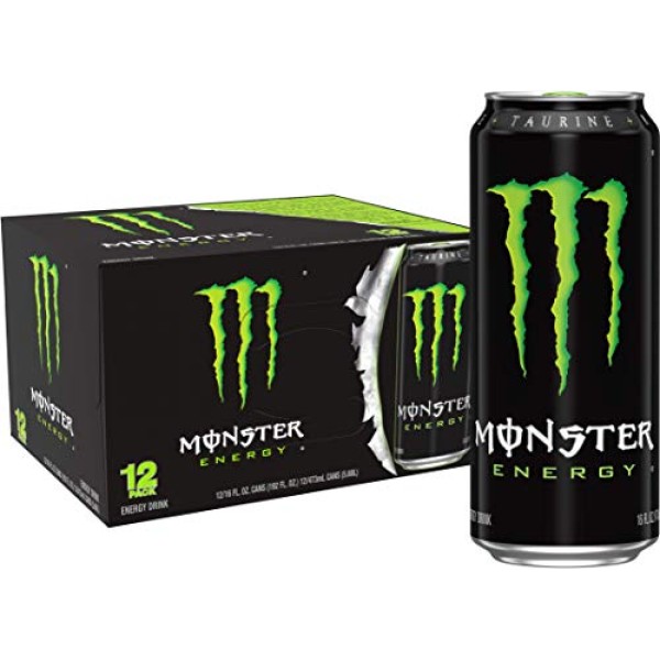 Monster Energy Drink Green Original 16 Ounce Pack Of 12