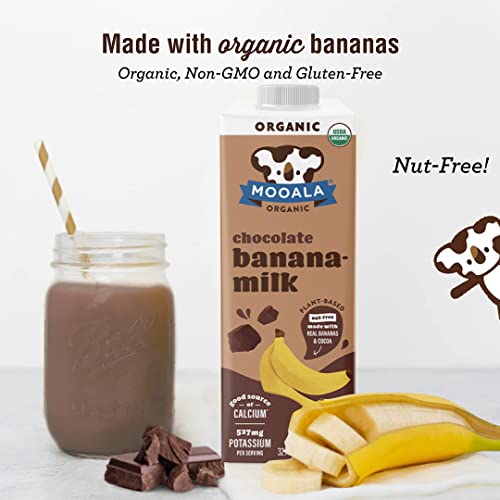 Mooala Organic Banana Milk Variety Pack | Vegan, Calcium & Potas...