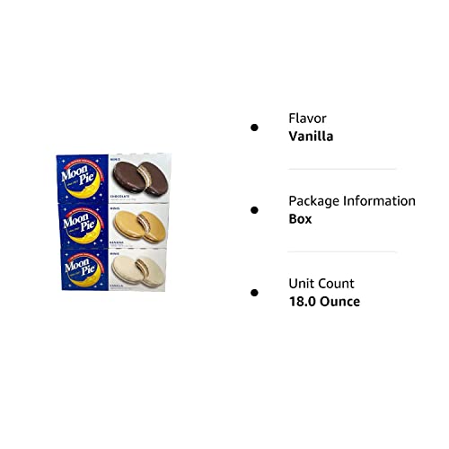 Moon Pie Mini Variety Pack - Chocolate, Banana, and Vanilla