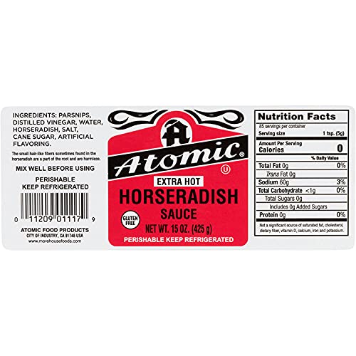 Atomic Horseradish - Extra Hot - 2 Pack - 6 Oz Jars