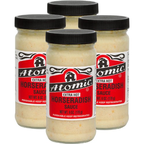 Atomic Horseradish - Extra Hot - 4 Pack - 6 Oz Jars