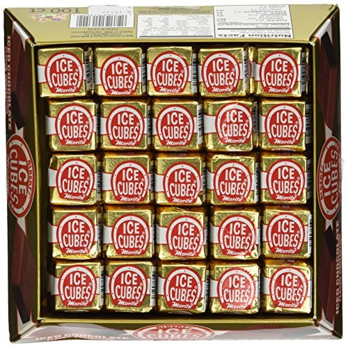 Alberts Chocolate Ice Cubes 100 Count Tray