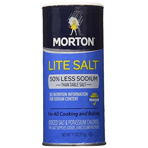 Mortons Salt Lite, 11 Oz, 3-Pack