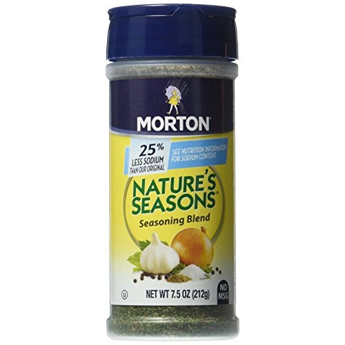 Mortons. Natures Seasons, Seasoning Blend, No Msg &Amp; 25% Less S